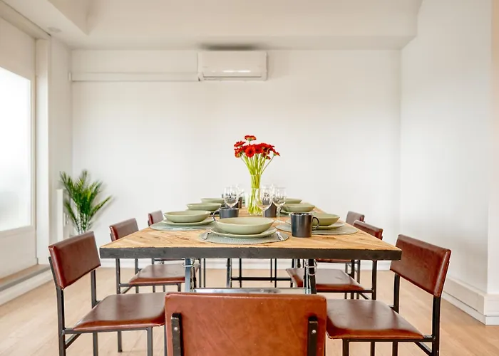 Big Urban Loft - Bis Zu 20 Personen - 180Qm - 180 Grad Skyline Balkon